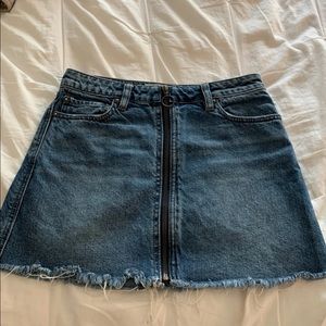 We the free denim skirt